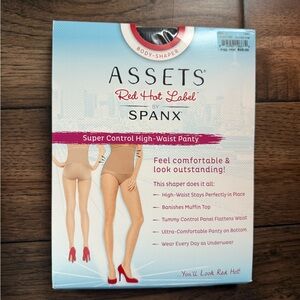 Spanx Assets Red‎ Hot Label High Waist Panty Color Black Size 6